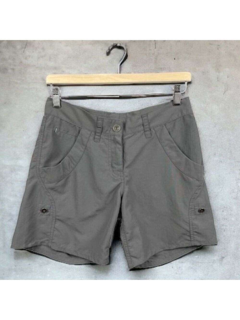 ** MEC Grey Nylon Walking Shorts Size 2